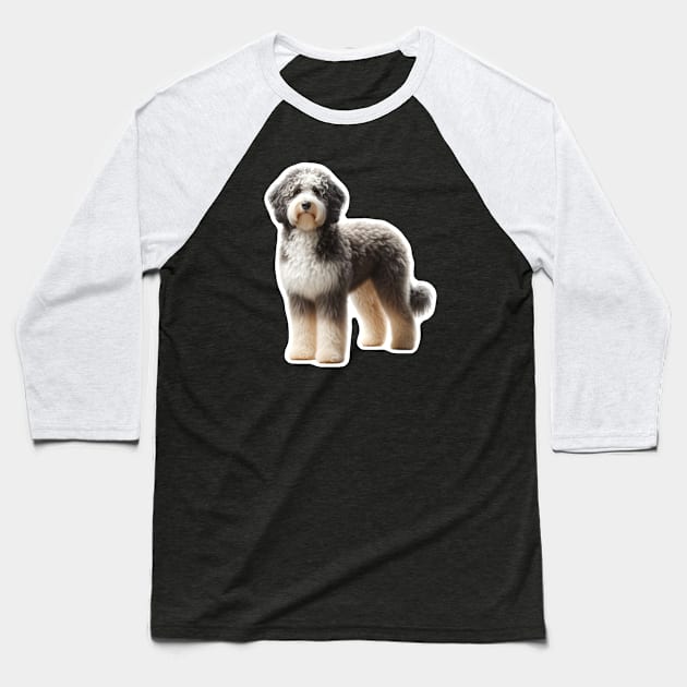 Aussiedoodle Baseball T-Shirt by millersye